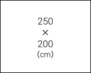 Size:L | 250×200（cm）